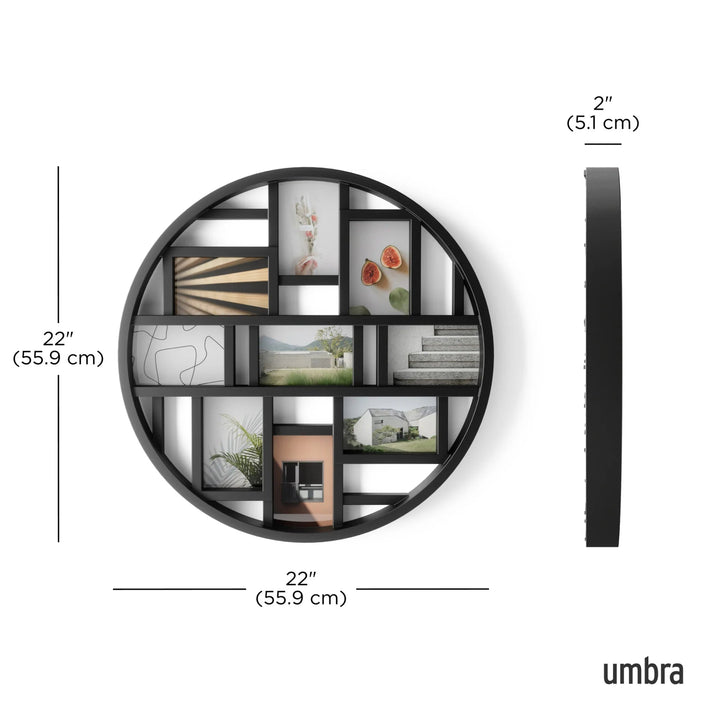 Luna Wall Multi-Picture Frame - Umbra Mirrors - HORNE