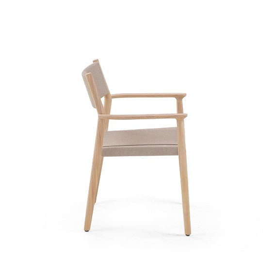 Maddalena Arm Chair - BETACO Chairs - Walnut Rope / Teak - HORNE