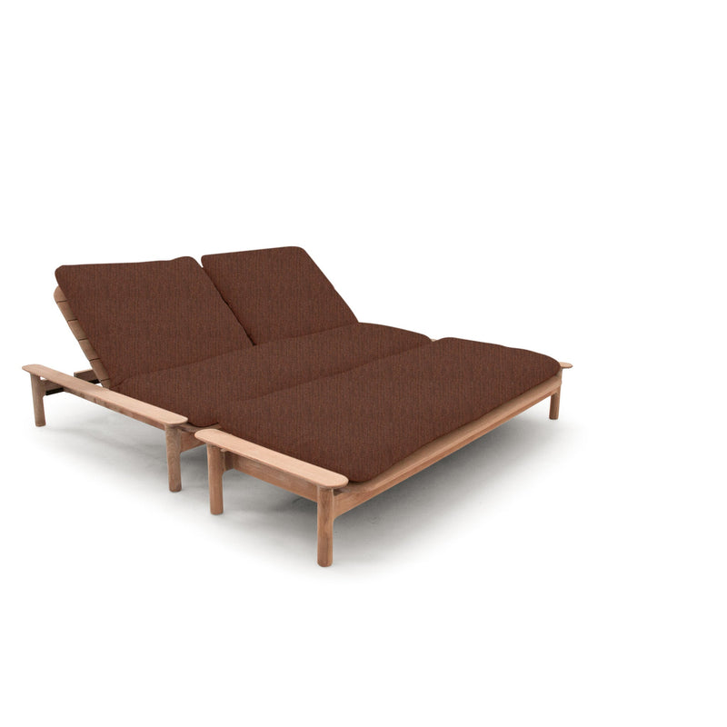 Maddalena Day Bed + Foot Rest - BETACO Chairs - Teak - HORNE