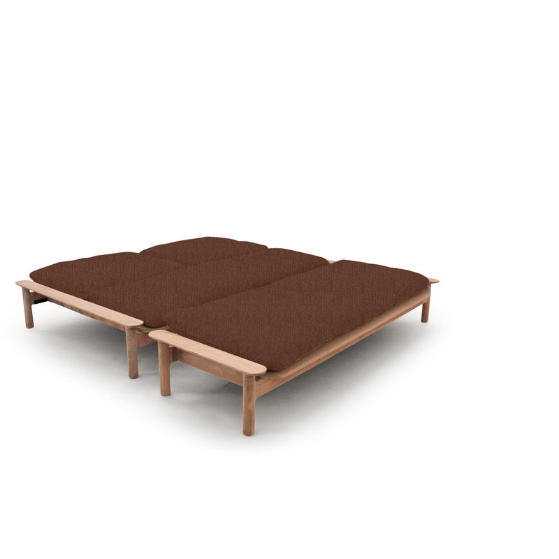 Maddalena Day Bed + Foot Rest - BETACO Chairs - Teak - HORNE
