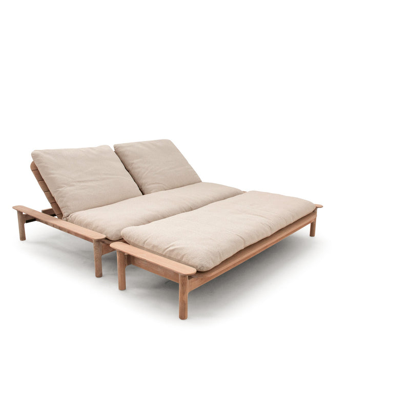 Maddalena Day Bed + Foot Rest - BETACO Chairs - Teak - HORNE