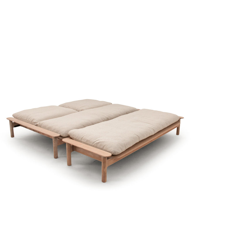 Maddalena Day Bed + Foot Rest - BETACO Chairs - Teak - HORNE