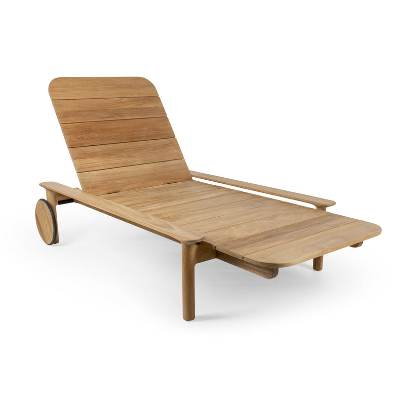 Maddalena Sun Lounger - BETACO Chairs - Teak - HORNE