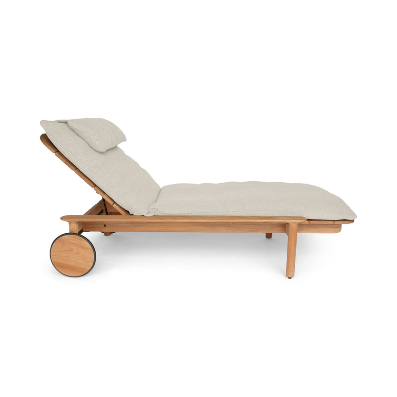 Maddalena Sun Lounger - BETACO Chairs - Teak - HORNE