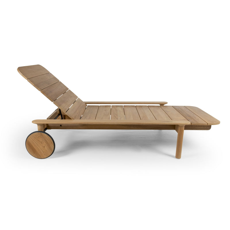 Maddalena Sun Lounger - BETACO Chairs - Teak - HORNE