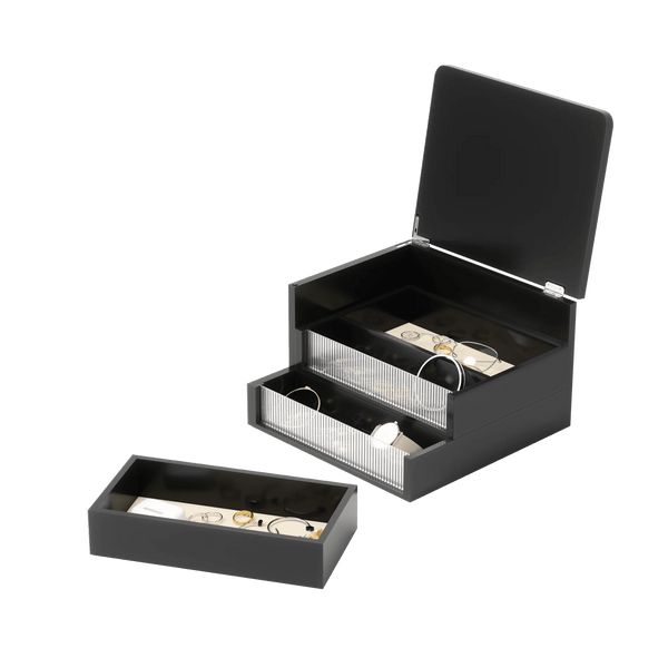 Malibu Storage Box - Umbra Storage + Organization - Black - HORNE