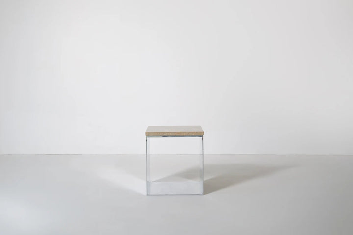Material Studies Cube v.1 - Kalon Studios Tables - Mineral Blue - HORNE