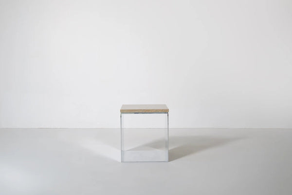 Material Studies Cube v.1 - Kalon Studios Tables - Mineral Blue - HORNE