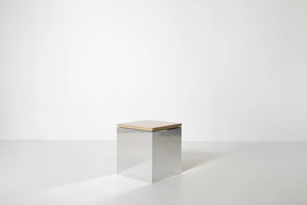 Material Studies Cube v.2 - Kalon Studios Tables - Mineral Blue - HORNE