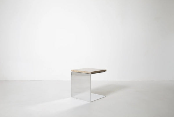 Material Studies Cube v.3 - Kalon Studios Tables - Mineral Blue - HORNE