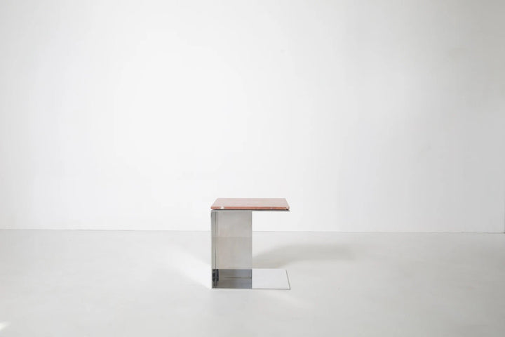 Material Studies Cube v.3 - Kalon Studios Tables - Mineral Blue - HORNE