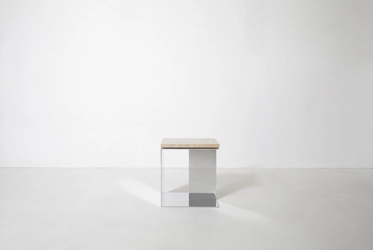 Material Studies Cube v.4 - Kalon Studios Tables - Mineral Blue - HORNE