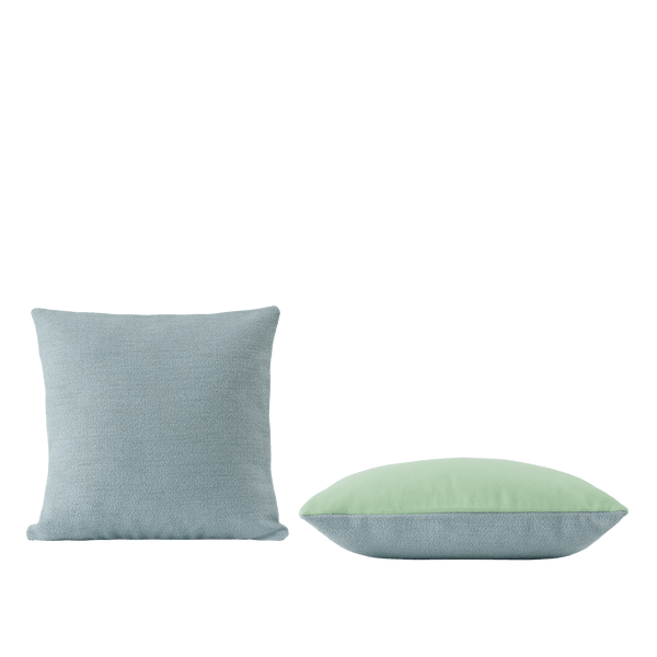 Mingle Cushion - Muuto Blankets + Throws + Pillows - Light Blue / Mint - Square - HORNE