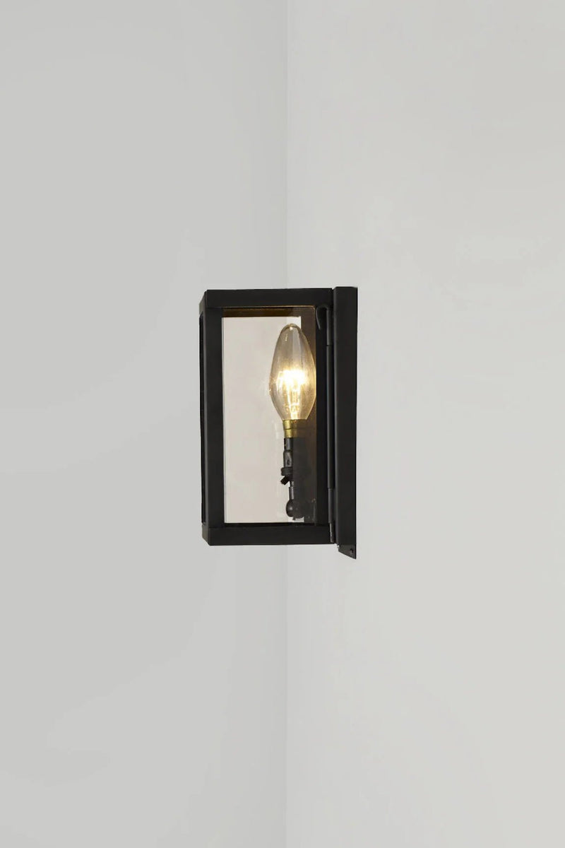 Miniature Box Wall Light - Davey Lighting Outdoor Lights - Frosted - HORNE