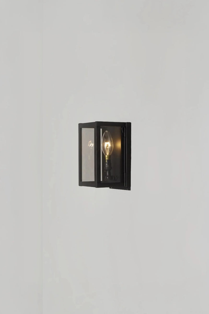 Miniature Box Wall Light - Davey Lighting Outdoor Lights - Frosted - HORNE
