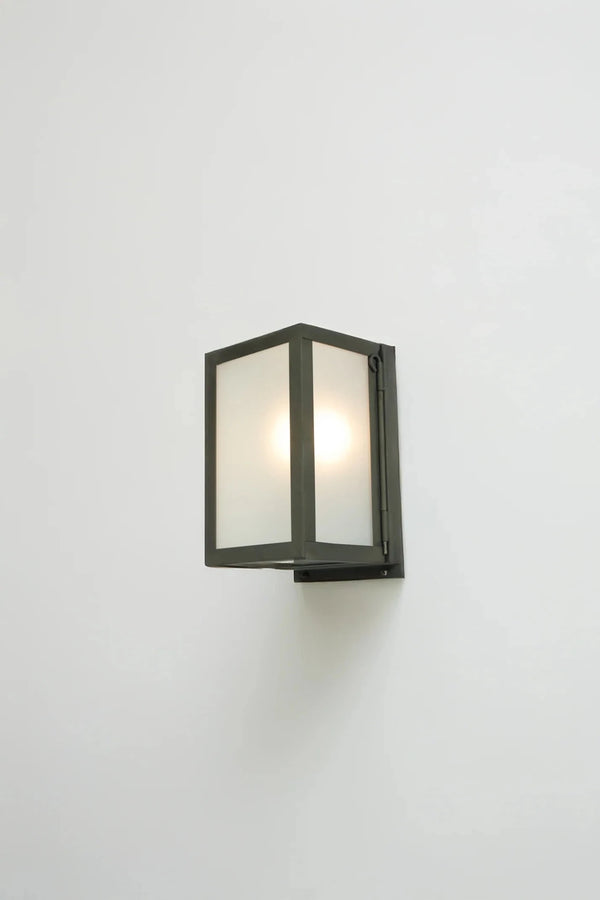 Miniature Box Wall Light - Davey Lighting Outdoor Lights - Frosted - HORNE