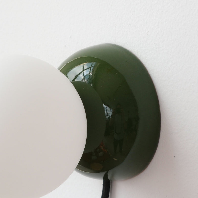 Monroe Sconce - Misewell Lamps - Dune - Plug in (includes 10' cord with on/off switch) - HORNE