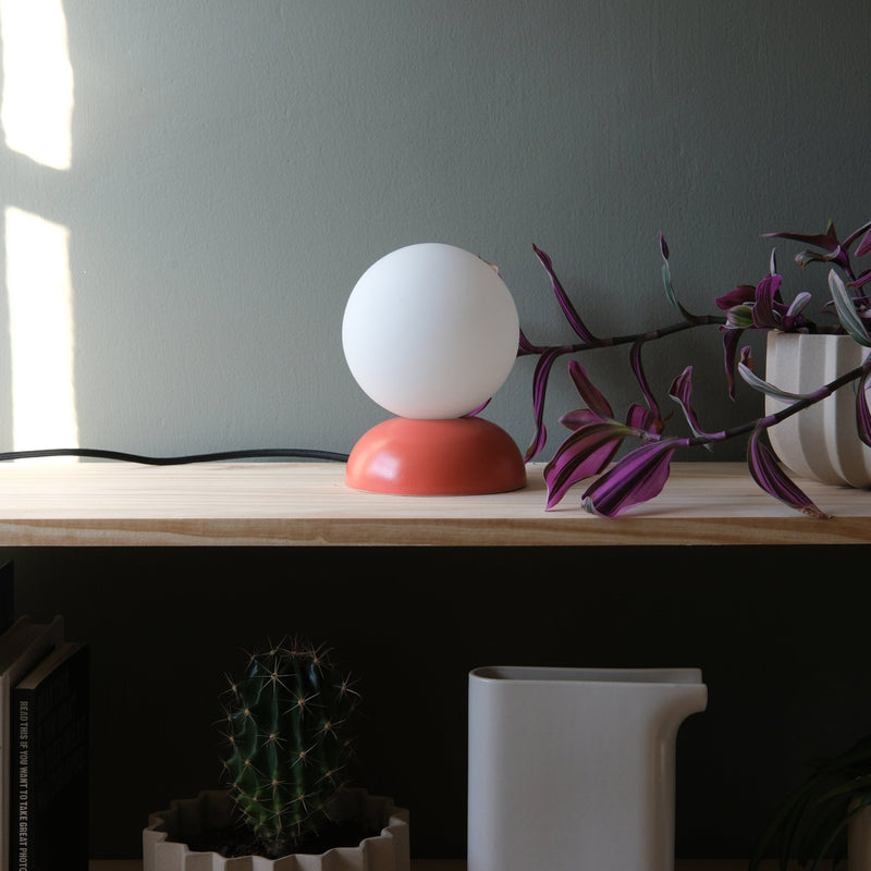 Monroe Table Lamp - Misewell Lamps - Terracotta - On/Off - HORNE