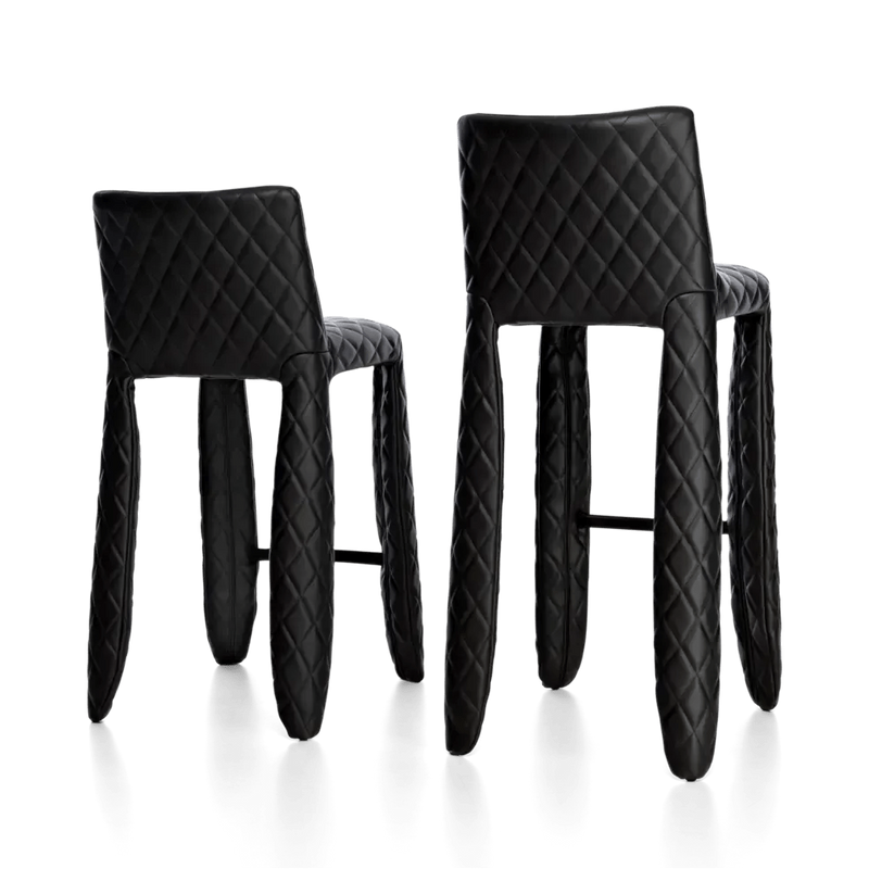 Monster Barstool - Moooi Stools + Benches + Ottomans - CAT I - Abbracci Taupe - Naked - Low - HORNE