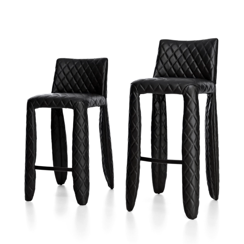 Monster Barstool - Moooi Stools + Benches + Ottomans - CAT I - Abbracci Taupe - Naked - Low - HORNE