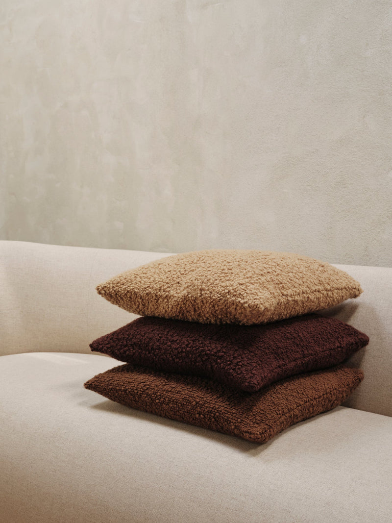 Moor Cushion - Ferm Living - Bedding + Pillows - Dark Pecan - HORNE
