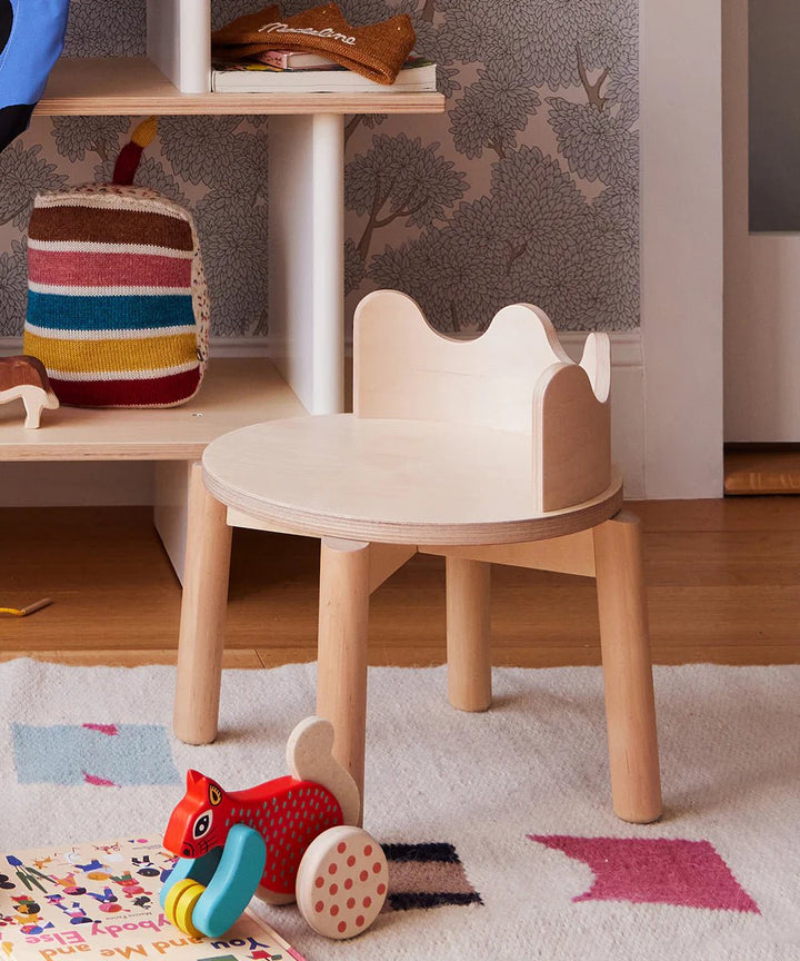Moss Chairs - Set of 2 - Oeuf Kids + Baby - Tomato - HORNE