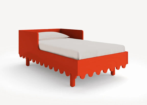 Moss Toddler Bed - Oeuf Kids + Baby - Tomato - HORNE