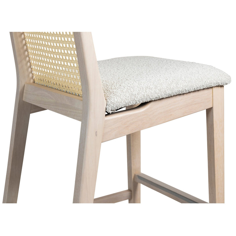 Nardia Cane Bar Stool - Urbia Chairs - Crafted Glaze Ebano - HORNE
