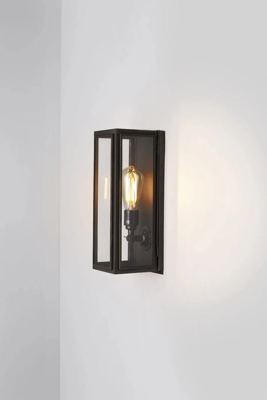 Narrow Box Wall Light - Externally Glassed - Davey Lighting Outdoor Lights - Clear - HORNE