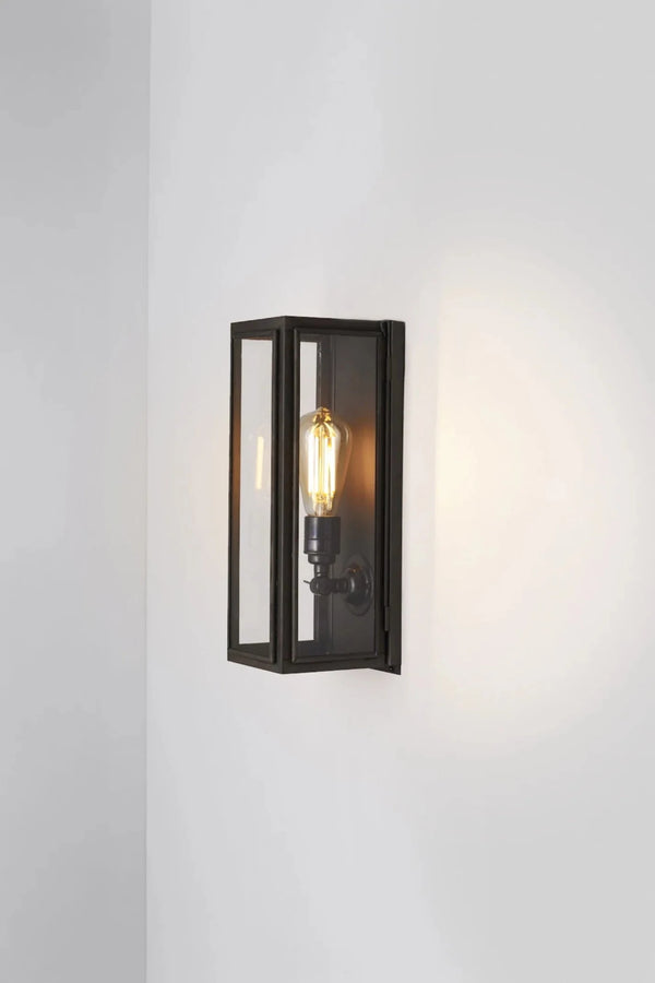 Narrow Box Wall Light - Externally Glassed - Davey Lighting Outdoor Lights - Clear - HORNE