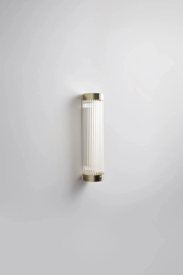 Narrow Pillar Light 40cm - Davey Lighting Wall Sconces - Polished Brass - HORNE