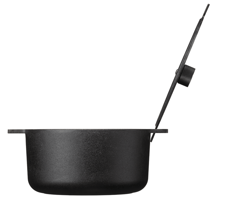 Noir Dutch Oven With Cast Iron Lid - 5.25 qt. - SKEPPSHULT - Cookware - HORNE