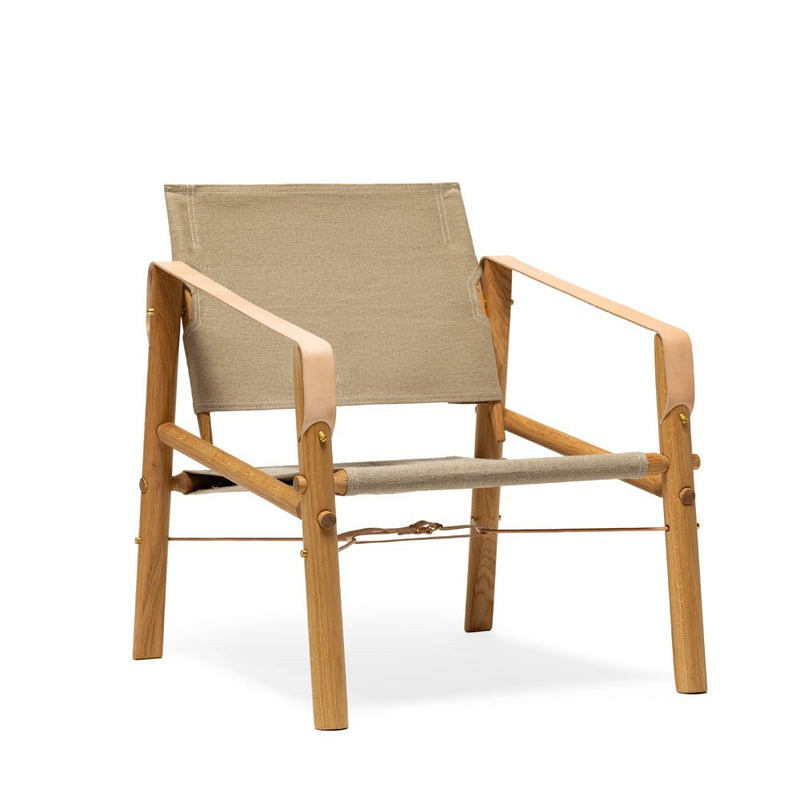 Nomad Chair - Oak, Natural Canvas - by We Do Wood