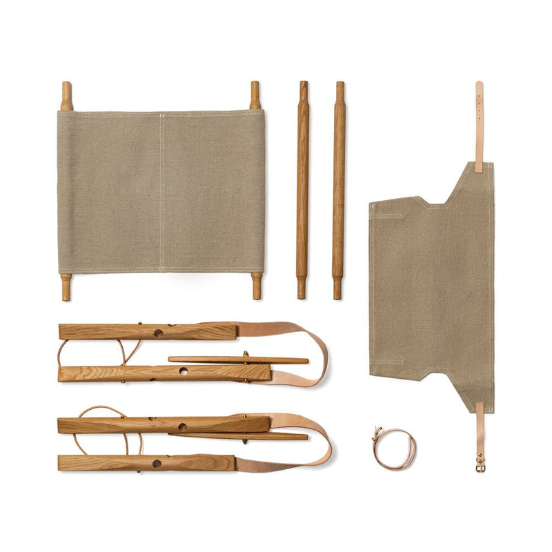 Nomad Chair - Oak, Natural Canvas - by We Do Wood