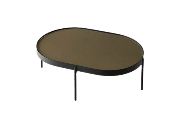 NoNo Table - Audo Copenhagen Tables + Desks - Large / Brown Glass - HORNE