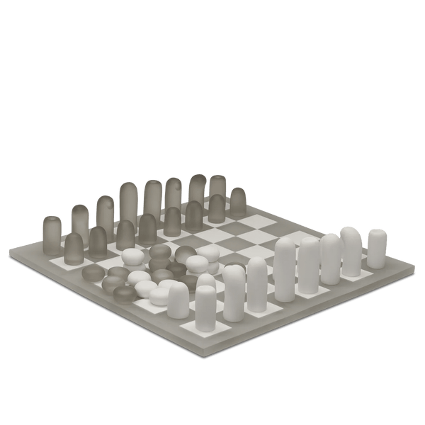 Noodle Chess & Checkers Set - Tina Frey Accessories - Fog - HORNE