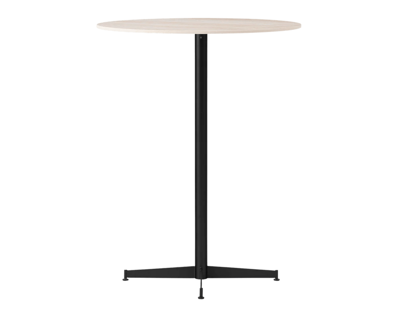 Nook Bar Table - Audo Copenhagen Tables + Desks - Ø24 in - Olive - Estremoz Marble - HORNE