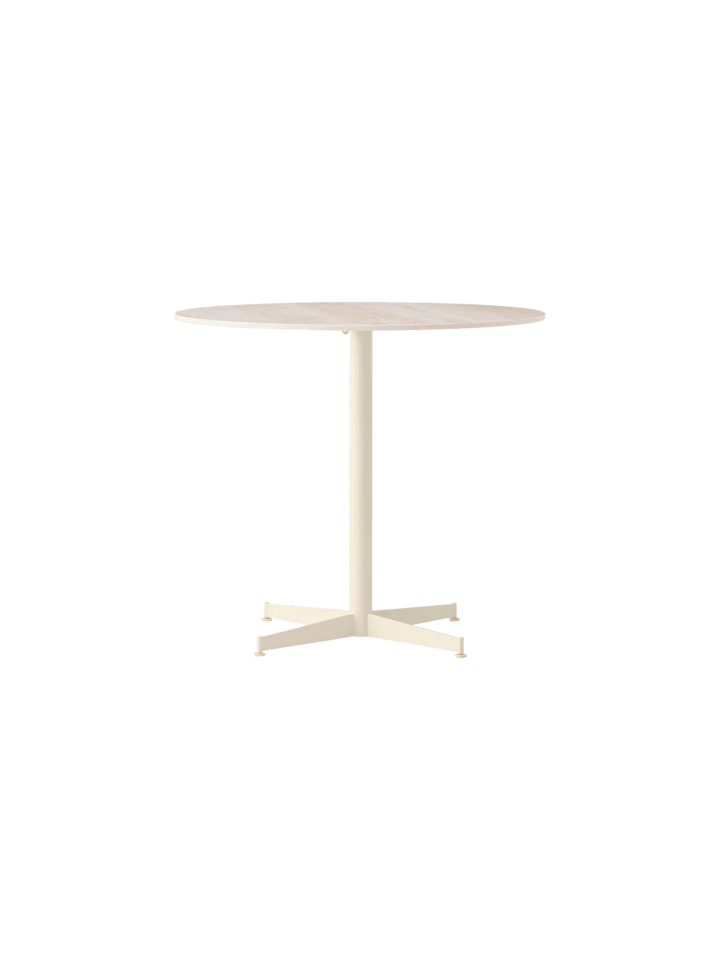 Nook Dining Table - Audo Copenhagen Tables + Desks - Ø32 in - Ivory - Ceramic Sand - HORNE