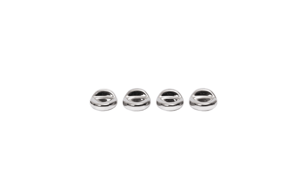 Nube Planter Feet - Set of 4 - Ferm Living Kitchen + Table Linens - Silver - HORNE