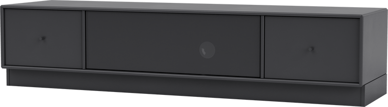 Octave II TV & Sound Bench - With Plinth Base - Montana - Sideboards + Cabinets - Anthracite - 1.2