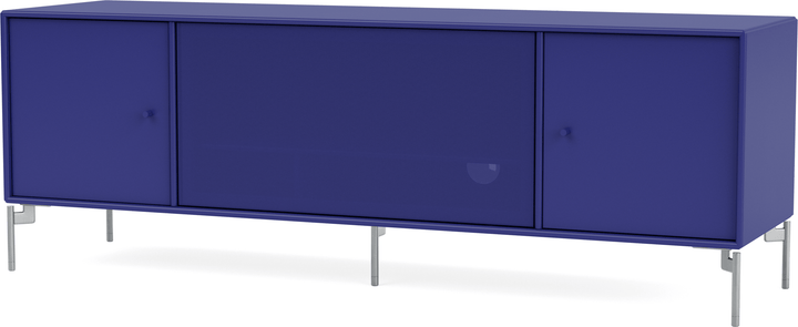 Octave III TV Table - With Legs - Montana - Sideboards + Cabinets - Monarch - Matte Chrome - HORNE