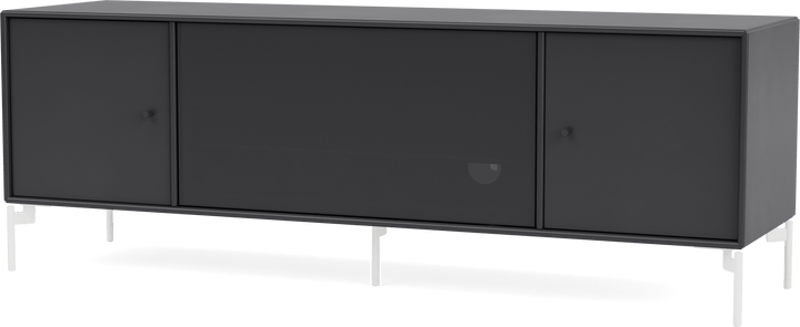 Octave III TV Table - With Legs - Montana - Sideboards + Cabinets - Anthracite - Snow - HORNE