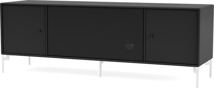 Octave III TV Table - With Legs - Montana - Sideboards + Cabinets - Black - Snow - HORNE