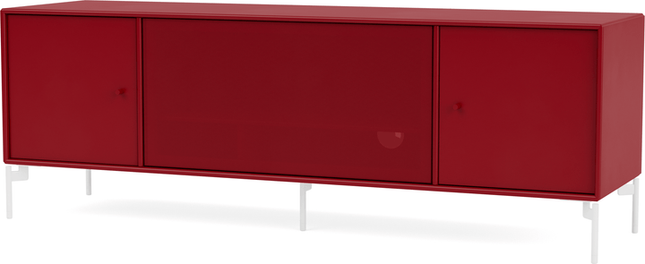 Octave III TV Table - With Legs - Montana - Sideboards + Cabinets - Beetroot - Snow - HORNE