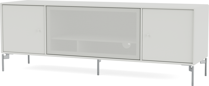 Octave III TV Table - With Legs - Montana - Sideboards + Cabinets - Nordic - Matte Chrome - HORNE