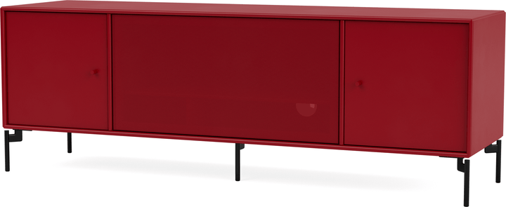 Octave III TV Table - With Legs - Montana - Sideboards + Cabinets - Beetroot - Black - HORNE