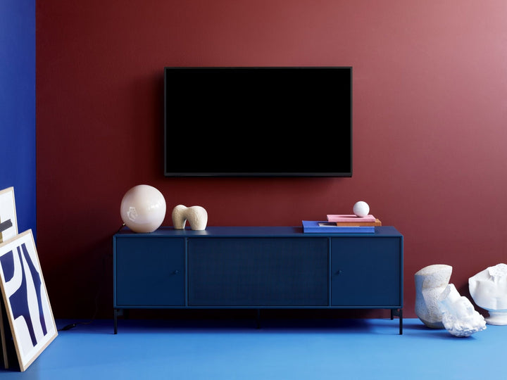 Octave III TV Table - With Legs - Montana - Sideboards + Cabinets - Vanilla - Brass - HORNE