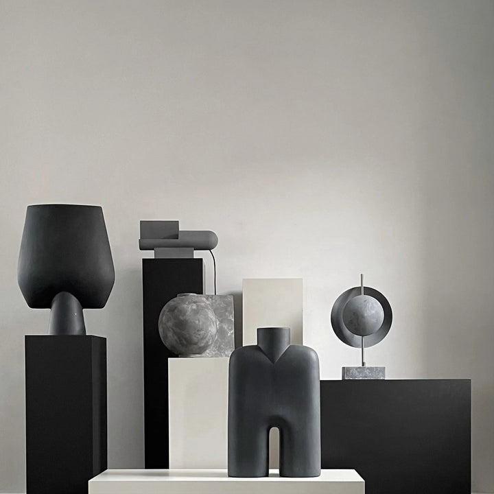 Offset Vase - 101 Copenhagen Vases - Big - Dark Grey - HORNE