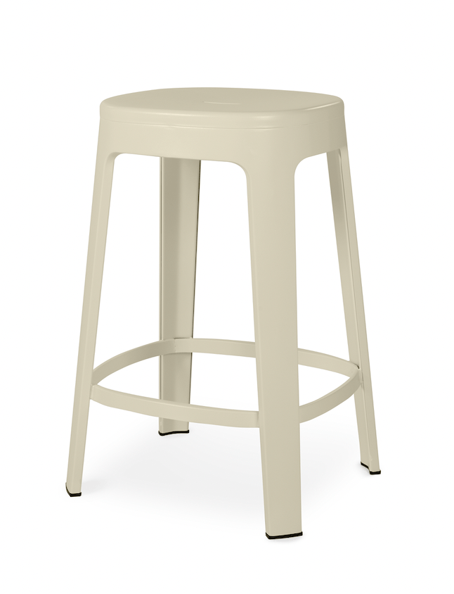 Ombra Counter Stool - RS Barcelona - Stools + Benches + Ottomans - No Backrest - Grey - HORNE