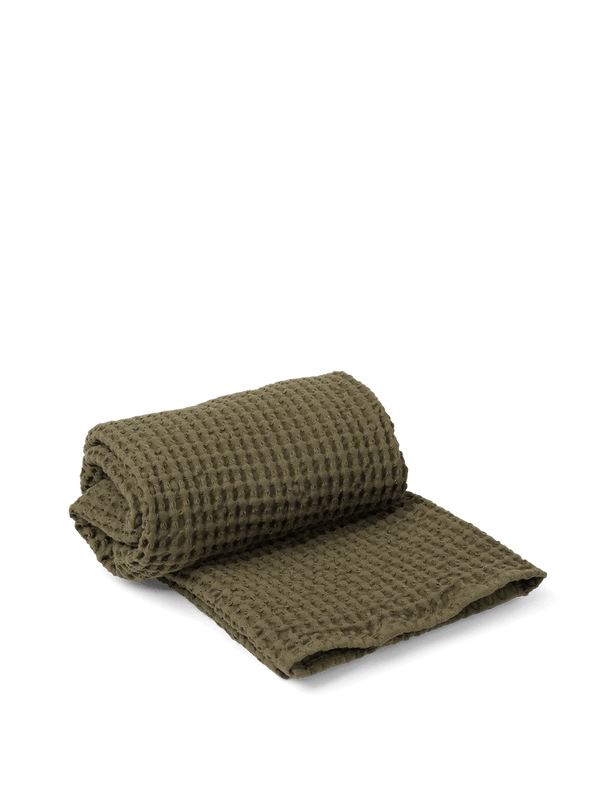 Organic Bath Towel - Ferm Living Kitchen & Dining - Olive - HORNE